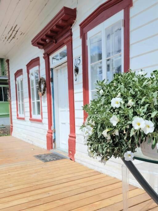 Om Chalet 1 Avec Spa Face Au Fleuve Saint-Jean エクステリア 写真